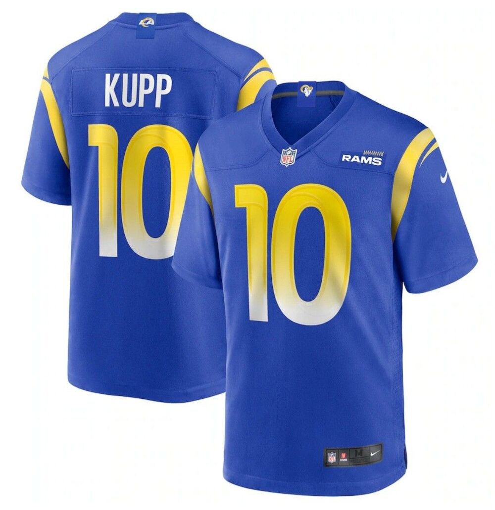 Cooper Kupp Los Angeles Rams Nike Game Jersey Royal Blue XL #10 NWT